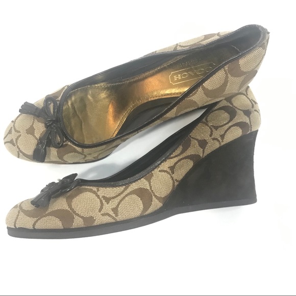Coach Shoes - Coach Irene Signature Wedge